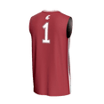 thumbnail image 3 of Unisex GameDay Greats #1 Crimson Washington State Cougars Lightweight Collegiate Basketball Fashion Jersey, 3 of 4
