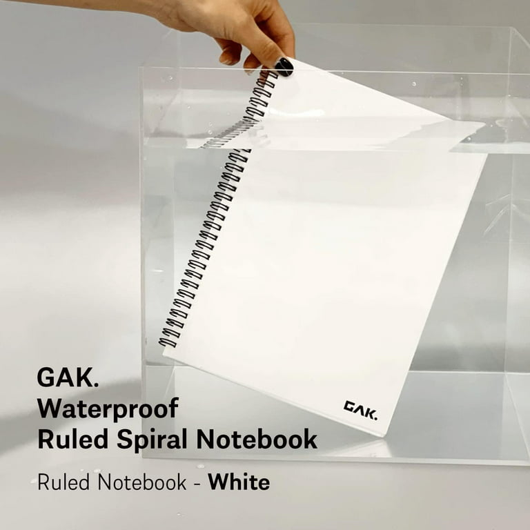 RNAB0BYSHNRYJ gak. stone paper notebook, no lines spiral notebook  waterproof sheet aesthetic journal for note taking