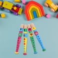 thumbnail image 3 of KAKOWELY 4pcs Kids Musical Instruments Plastic 6 Hole Flute Flute Safe And Reliable Design For Children Lightweight Suitable For School Home Music Classes Develops Hand Eye Coordination, 3 of 5