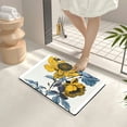 thumbnail image 4 of YILUYINQING Fast Absorption Diatom Mud Bath Rug Flowers Home Decor 24x16in, 4 of 5