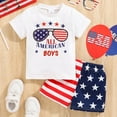 thumbnail image 2 of Futezty Toddler Boys Clothes Summer Outfit Sets, Summer Boys' Short Sleeved Two Piece Set New Loose Two Piece Fashion Children's Wear, 2 of 9