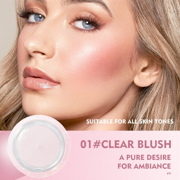 pstuiky Blush Thermochromic Highlighting Blush,Moisturizing Transparent Color Changing Lip Gloss Multi Use Cream Liquid10ML Sale