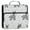 Grey Cute Donkeys Pattern, variant on Water-Resistant 3-Ring Binder Organizer with Multiple Pockets Zipper Binder Bag for Office Cute Otter Pattern