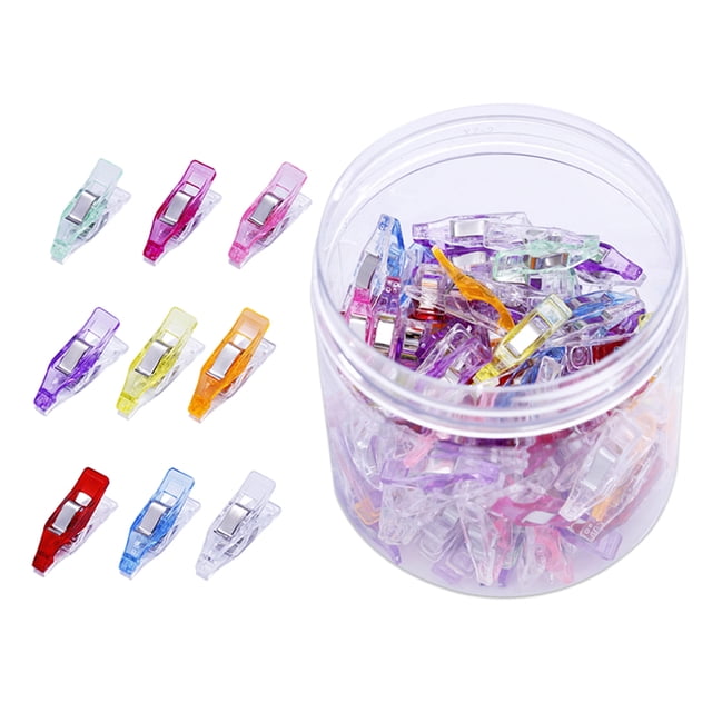 100 piezas de grapas Wonder Clips Craft para Crochet Knitting Quilting Binding Tool Sunnimix Clips de costura Wonder