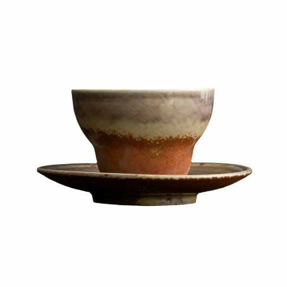 CCOCC Espresso Cup,Dual Blow Suction,Complete Cleaning Mode Espresso Cups,Personalized Gift Option Expresso Shots Cup,Brown1,150ml