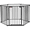 Black-6Pcs, variant on Pet Gate, 3 Panel Indoor Foldable Dog Fence for Stairs, Hallways,Freestanding Metal Safety Gate for Indoor & Outdoor Use, No Tools Needed