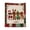 A004- Style D, variant on Christmas Throw Blanket, Quilted Throw Blanket, Festive Decor, Plaid Border, Warm Blanket, Soft Stitched Bed Throw with Cardinal Christmas Tree Design, Holly Print Accents and