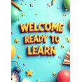 thumbnail image 4 of Welcome Ready to Learn Classroom Banner Educational Backdrop School Supplies Party Decorations Photography Props Classroom Decor, 4 of 4