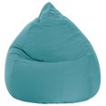thumbnail image 1 of Gouchee Home Easy Turquoise Bean Bag Chair – Soft Polyester Microfiber Fabric with Polystyrene Bead Filling, Suitable for Adults and Teens, Lightweight & Portable Seating for Dorm or Living Room, 1 of 7