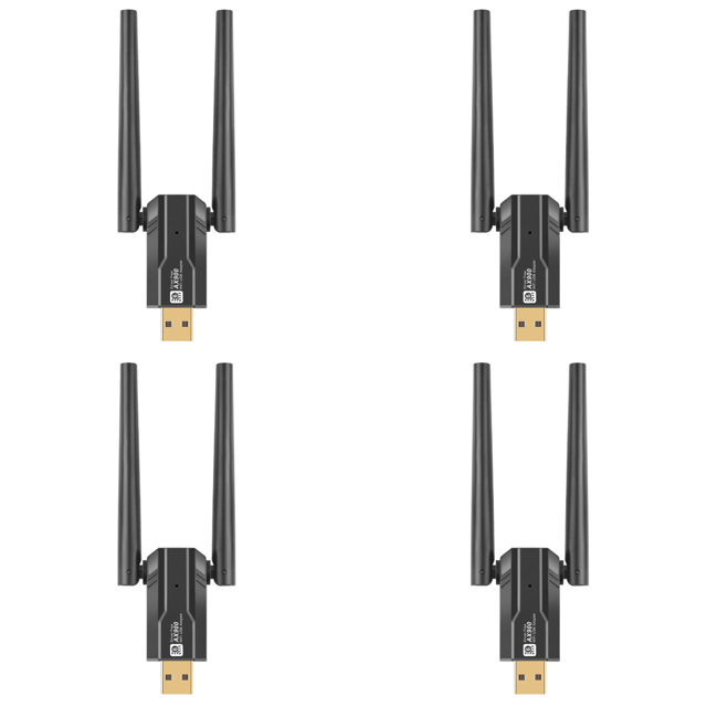 Adaptador USB 6 900Mbps Tarjeta Red Doble Banda 2 4/5Ghz para PC Portátil Y Tableta