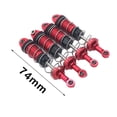 thumbnail image 4 of Amortiguador de choque Sunnimix 4pcs 1:10 RC 74mm modelo rojo, 4 of 6
