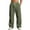 Army Green #004, variant on Mohiass Baggy Wide Leg Sweatpants Fall Casual Uncuffed Open Bottom Lightweight Drawstring Stretch Pants Men Gray S