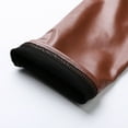 thumbnail image 4 of Dyfzdhu Faux Leather Leggings for Women Tummy Control Stretch High Waist Slim Pleather Pants Plus Size Bronze, 4 of 6