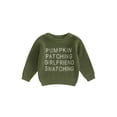 thumbnail image 1 of Gupgi Chandails pour Bébés Garçons Filles 3M-5Y Enfant Brodé Lettre Manches Longues Col Rond Pull Tricoté, 1 of 9