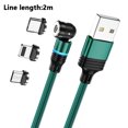 thumbnail image 1 of Cable de carga magnético USB de 3 piezas - Cable trenzado de nailon duradero - Carga teléfonos Android, Samsung o iProducts rápidamente - Se adapta a todos los Micro USB, tipo C e iProducts Adepaton  222542-6, 1 of 9