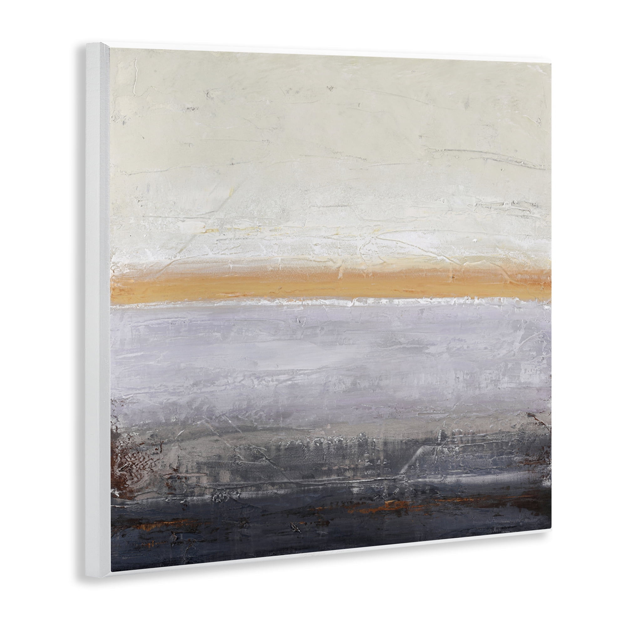 Warm Peachy Horizon Wall Plaque Art, design by Design Fabrikken