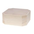 thumbnail image 2 of Unfinished Wooden Box, Premium Sturdy Storage Boxes with Lid, Wooden , 19.5x19.5x8cm, 2 of 8