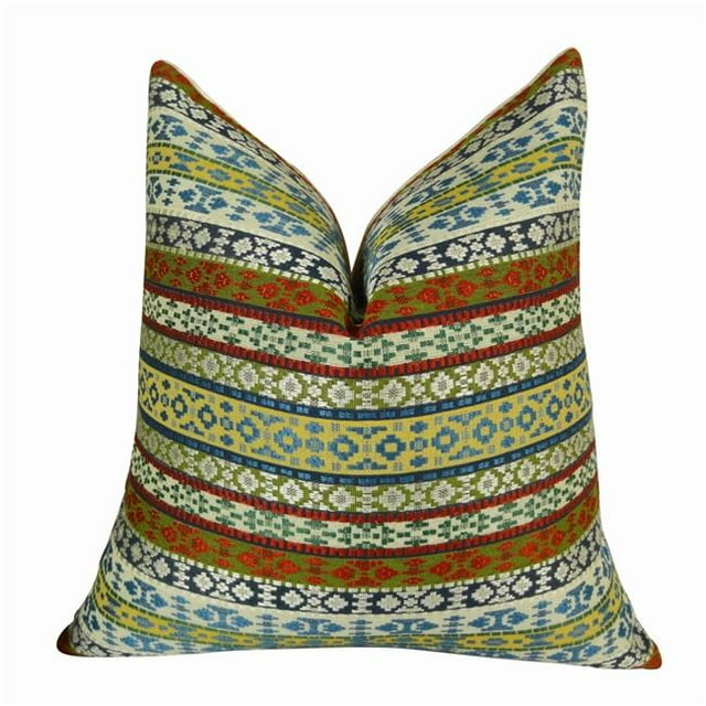 Plutus Coussin Fait Main à Rayures Amusantes, (20 Pouces x 26 Pouces Standard)