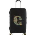 thumbnail image 1 of Housses de Valise Housse de Protection Valise de Voyage Anti-Rayures Housse Anti-Poussière Réutilisable Housse Anti-Poussière Lavable Motif Imprimé Graphique 8lettre Graphique g TG, 1 of 6