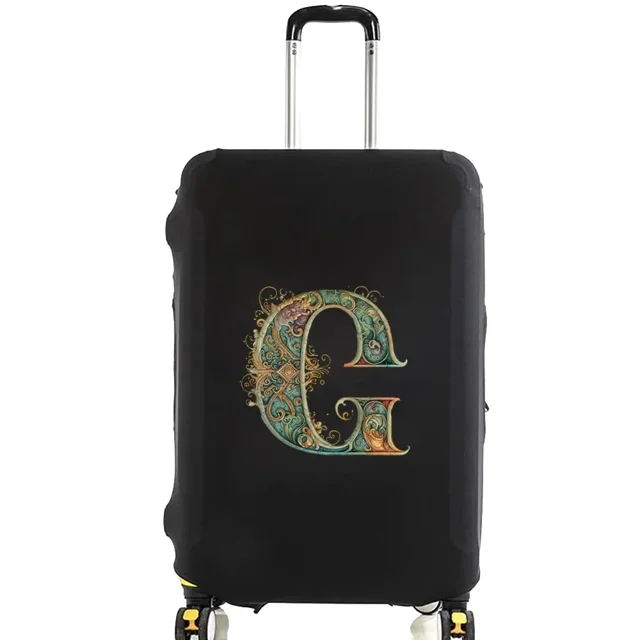 Housses de Valise Housse de Protection Valise de Voyage Anti-Rayures Housse Anti-Poussière Réutilisable Housse Anti-Poussière Lavable Motif Imprimé Graphique 8lettre Graphique g TG