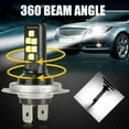 thumbnail image 3 of Led Bulb For Easy Installation In High And Low Beam Applications, 6000K White, Dust Resistant Design, Aviation Aluminum Heat Sink For Fast Heat Dissipation (Wide Voltage Low Power, 3 of 5