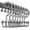 Chrome, variant on Utopia Bedding Double Glide Roller Shower Curtain Hooks, Double Sided Rings, Rust Proof Shower Curtain Hooks, Chrome