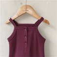 thumbnail image 4 of Sngxgn Baby Boys Floral Ruffle Romper Long Sleeve Bodysuit(Purple,80), 4 of 5