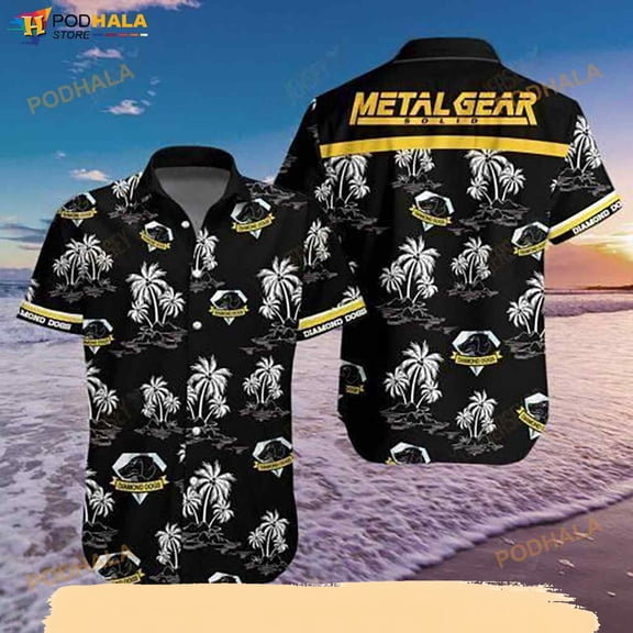 Metal Gear Solid Funny Hawaiian Shirt, Hawaiian Outfit For Men