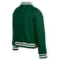 thumbnail image 3 of Youth New Era Green Green Bay Packers Chenille Applique Fleece Full-Snap Jacket, 3 of 3