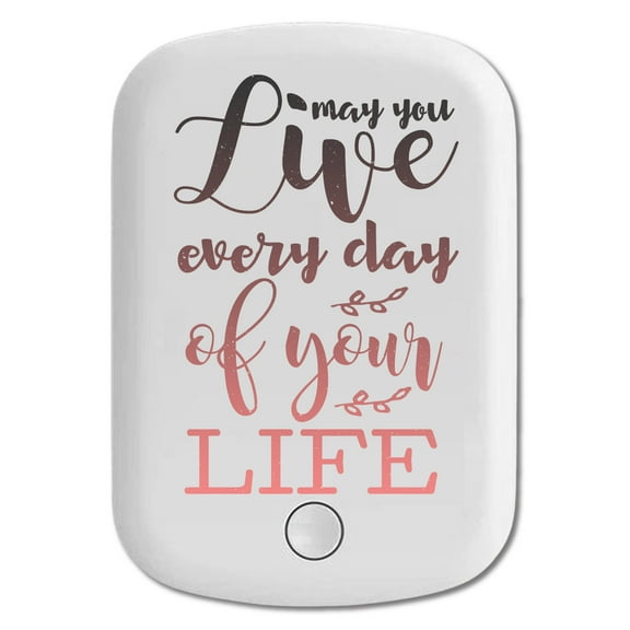 DistinctInk Magnetic Battery Pack, 5000 mAh Wireless Portable Charger with USB-C Cable, Compatible with MagSafe iPhone 14 / 13 / 12 Series - Live Everyday Of Your Life