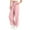 Pink, variant on Lmnyox Girls Sweatpants Wide Leg Lace Trim Elastic Waist Casual Joggers Fashion Loose Sport Trousers with Pocket