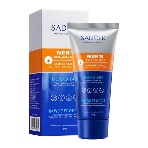 60g Hair Removal Cream Gentle Plant-Based Formula For Smooth Skin