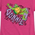 thumbnail image 3 of Teenage Mutant Ninja Turtles  - Donnie  - Toddler & Youth Girls Short Sleeve Graphic T-Shirt, 3 of 5