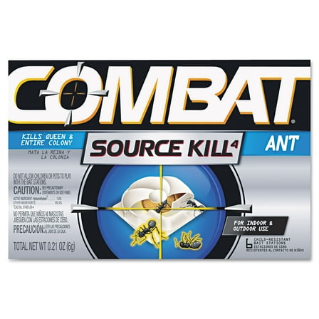 Combat Ant Killing System, Kills Queen & Colony, 6 ct