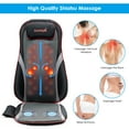 thumbnail image 6 of Shiatsu Neck Back Massage Seat Cushion w/ Hip Vibration & Heating Function, 6 of 12