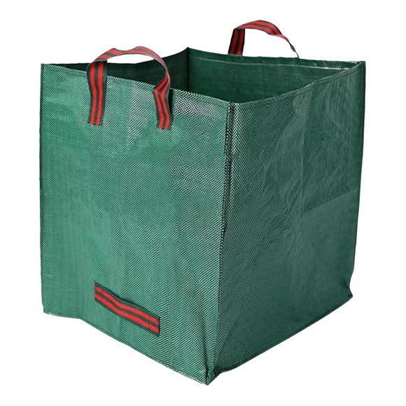 Bolsa para jardín, bolsa para hojas, reutilizable, para recoger hojas, contenedor grande de almacenamiento 65 cm x 65 cm x 65 cm