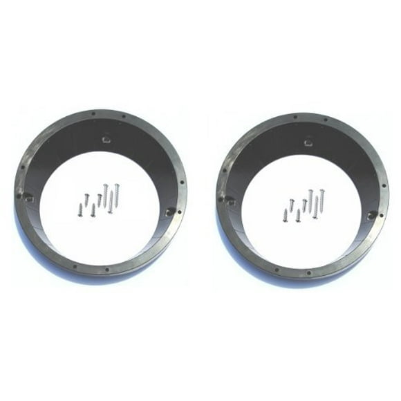 Custom Install Parts Factory to Aftermarket Speaker Adapter Converter Trim Ring Compatible with Harley-Davidson Ultra and Roadglide 5.25" to 6.5" Inch