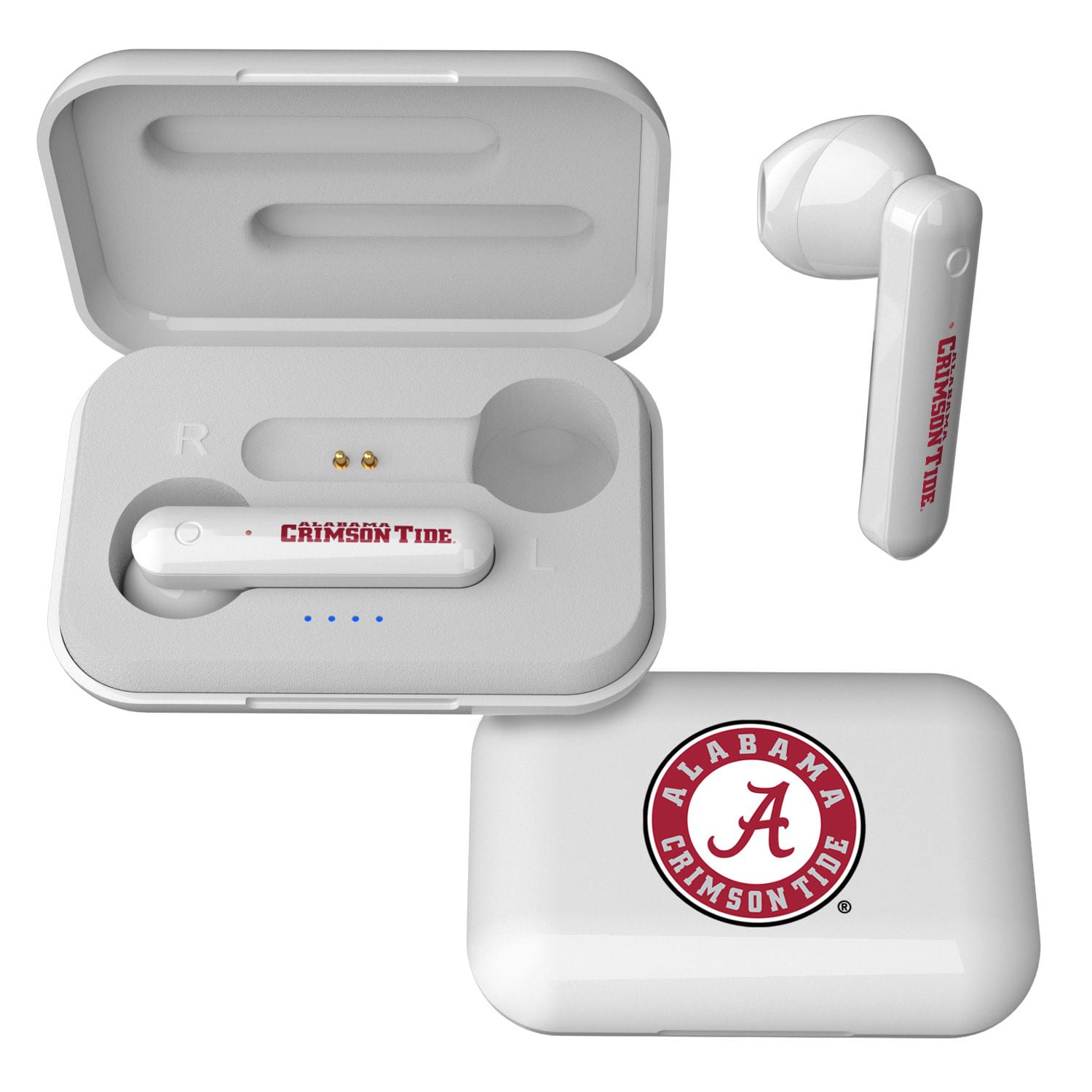 Keyscaper Alabama Crimson Tide Wireless TWS Insignia Design Earbuds