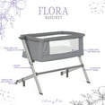 thumbnail image 6 of Dream On Me Flora Bassinet with Carry Bag , Compact & Modern, Storm Gray, 6 of 12