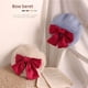 thumbnail image 2 of Boina infantil con lazo grande estilo otoño e invierno, gorro de pintor para bebé, gorro de moda, 2 of 4
