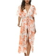 thumbnail image 1 of Cache-maillots pour Maillots de Bain Femmes Robe Mode Femme Décontractée Printemps et Été Ajourée Plage Style Long Cache-Maillots Cache-Maillots pour Femmes en Liquidation, 1 of 5