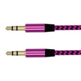 thumbnail image 3 of Injueey Cable a de 3,5mm, Cable auxiliar trenzado sin pérdidas, línea de conexión de auriculares, Cable de Audio para cine en Type1 NO1, 3 of 6