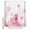 Red, variant on Aqua Coastal Bathroom Shower Curtains with 12 Hooks Waterproof Shower Curtain for Stalls and Bathtubs Summer Ocean Coral Jellyfish Seahorse Starfish Decorative Bathroom Privacy Curtain 60x72 Inches