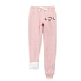 thumbnail image 2 of EGNMCR Women's Joggers Sweatpants Heart Printed Yoga Lounge Sweat Pants Winter Casual Running Drawstrings Pants with Pockets on Clearance, 2 of 8