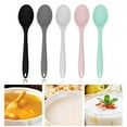 thumbnail image 4 of Kitchen Tableware Small Silicone Spoon Baby Food Supplement High Temperature Non Stick Surface Special Spoon Stirring Spoon,Green Kitchen Tableware, 4 of 8