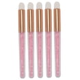 thumbnail image 2 of Cepillo De Pestañas De Cristal, Cepillo De Labios De Cristal Con Brillo, 5 Piezas, Lana De Fibra, Portátil Multifuncional Para Maquillaje, 2 of 7