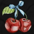 thumbnail image 2 of Coquette Watercolor Cherries with Bow Romper Boys or Girls Infant Baby Brisco Brands NB, 2 of 6