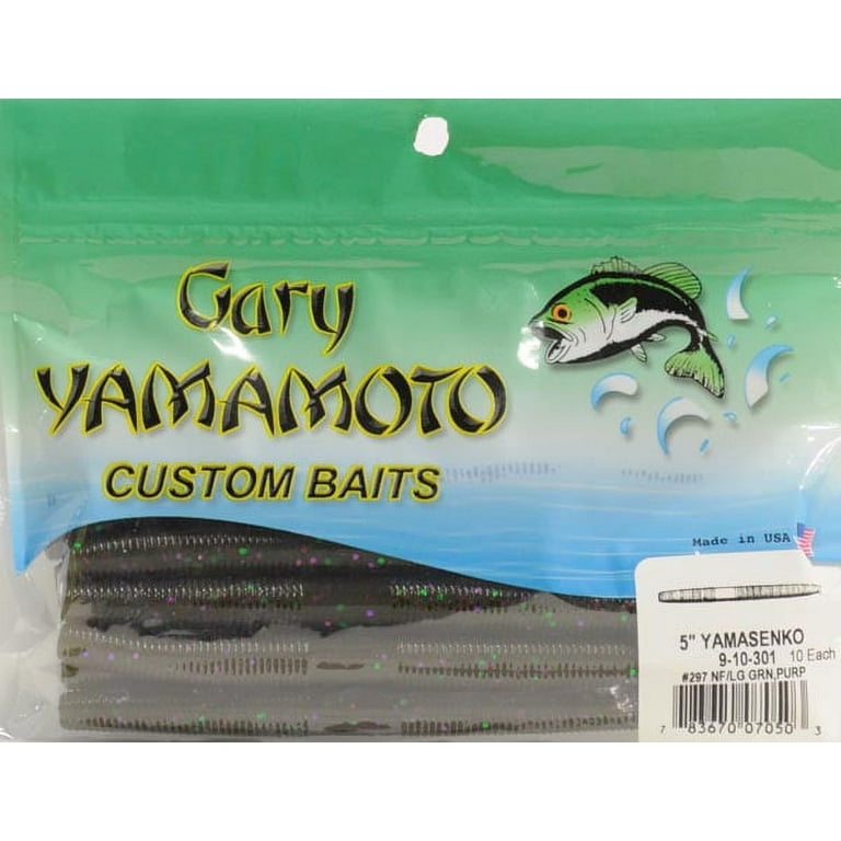 Yamamoto Baits 5 Senko - Green Pumpkin Chartreuse Tail - Yahoo Shopping