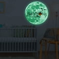 thumbnail image 3 of Halloween Wall Sticker PVC Pumpkin Castle Bat Luminous Moon Sticker Wall Decor, 3 of 10