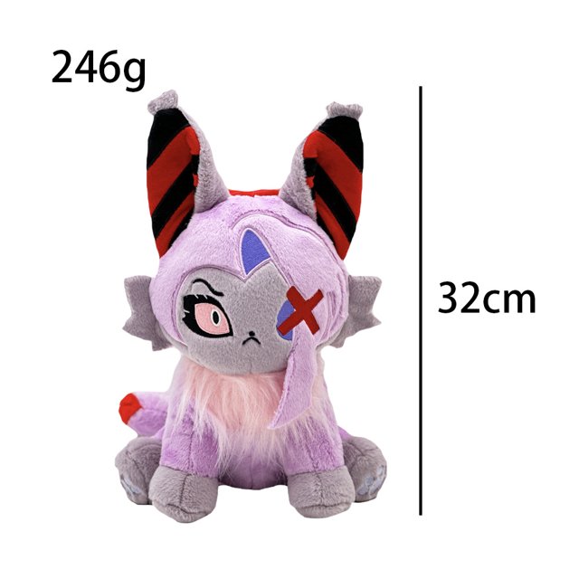 Figura de Anime de dibujos animados, juguete de peluche de gato, muñeco de cáscara en ángulo de peluche suave, decoración del hogar Kawaii, almohada, regalo de cumpleaños para novia
